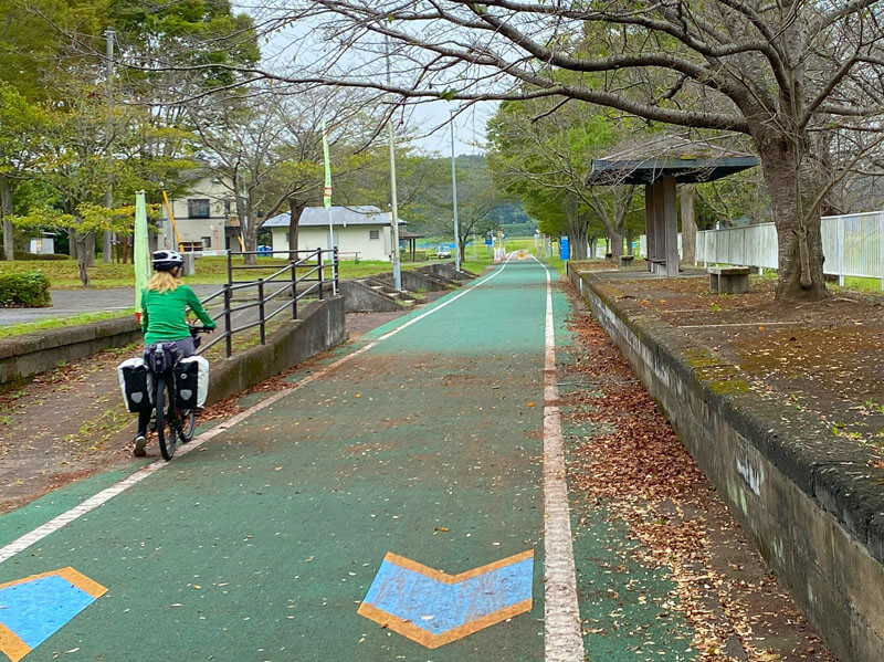 りんりんロードの鉄道の名残