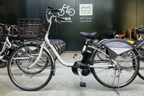 恵産業がシェアサイクル「HELLO CYCLING」に電動アシスト自転車を導入