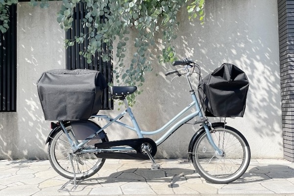 オージーケー技研が自転車用バスケットカバー３種を発売
