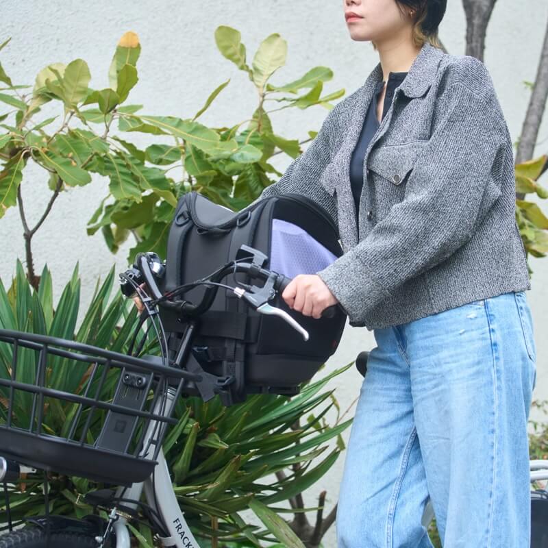 ハンドルに取付け